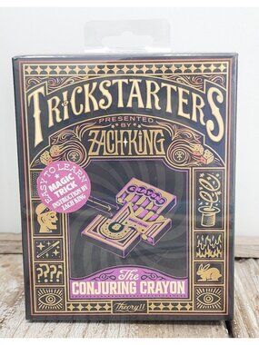 New Sealed TrickStarters By Zach King "The Conjuring Crayon" Magic Trick Set Lea